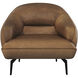 Armani Cognac Leather Armchair